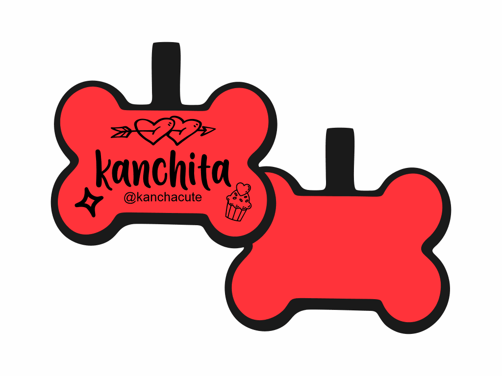 PLACA DE IDENTIFICACIÓN HUESO - FLECHADOS11