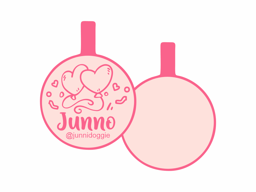 PLACA DE IDENTIFICACIÓN CIRCULO - GLOBOS DE AMOR13