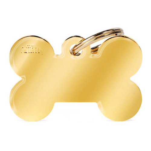 MY FAMILY PLACA ALUMINIO HUESITO DORADO2