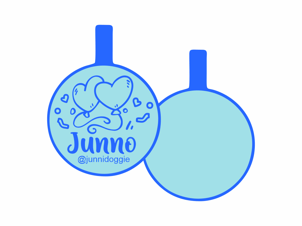PLACA DE IDENTIFICACIÓN CIRCULO - GLOBOS DE AMOR14