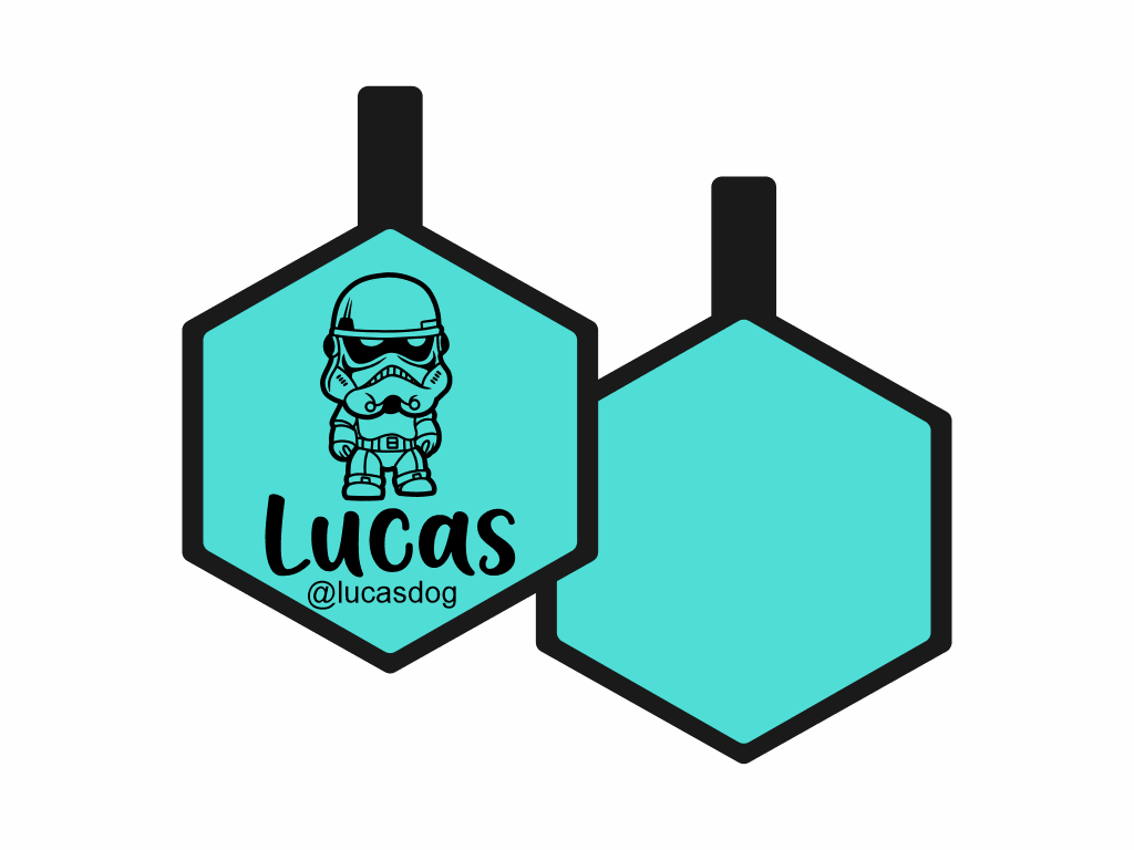 PLACA DE IDENTIFICACIÓN HEXÁGONO - TROOPER4