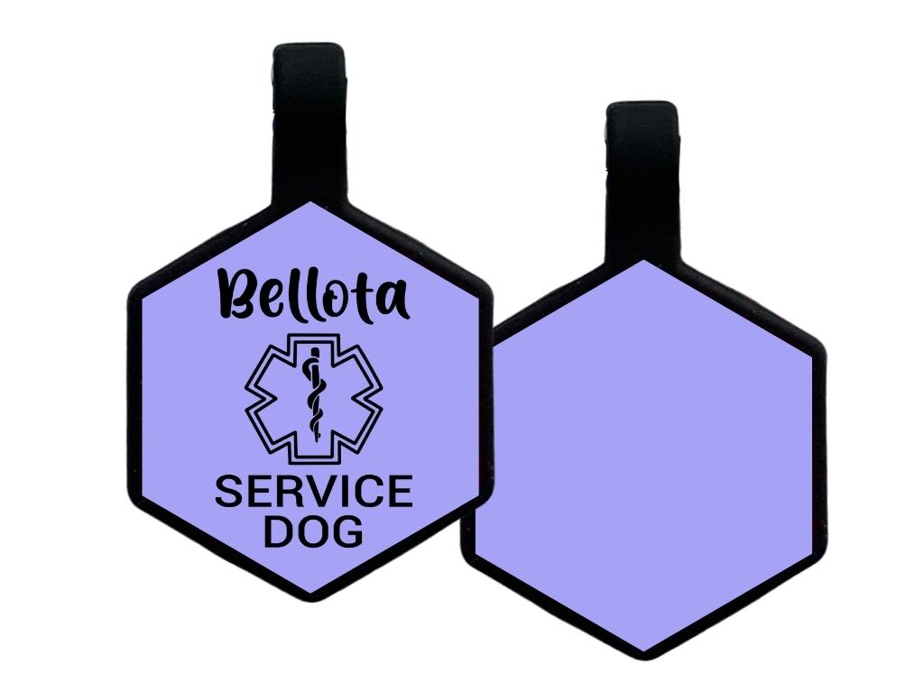 PLACA DE IDENTIFICACIÓN HEXÁGONO -  ALERTA MÉDICA12