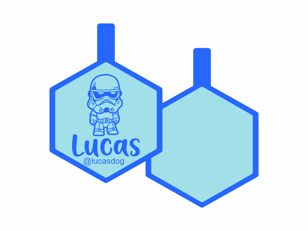 PLACA DE IDENTIFICACIÓN HEXÁGONO - TROOPER14