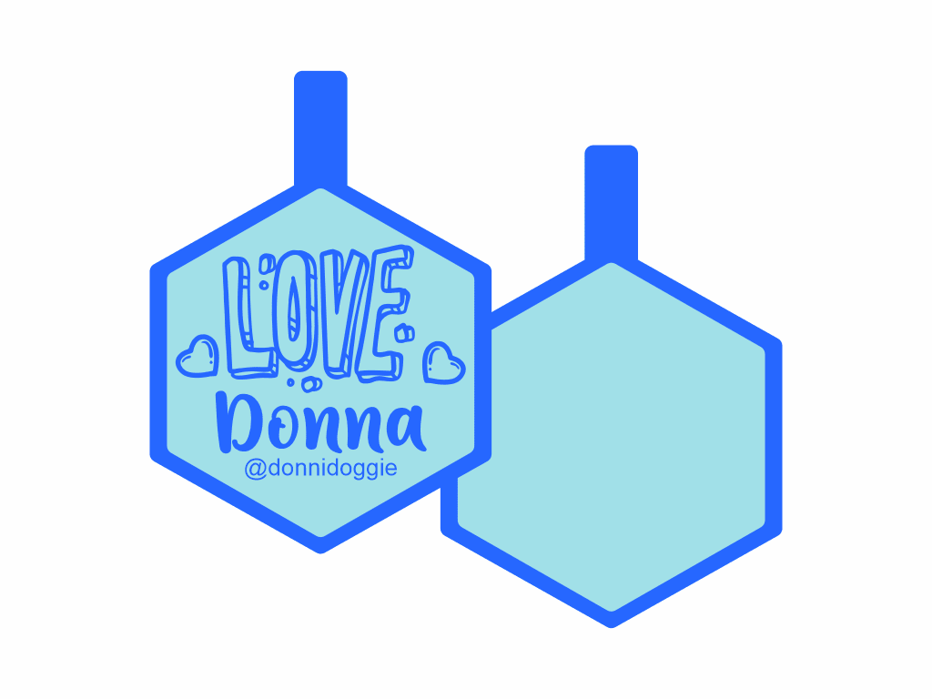 PLACA DE IDENTIFICACIÓN HEXÁGONO - LOVE14