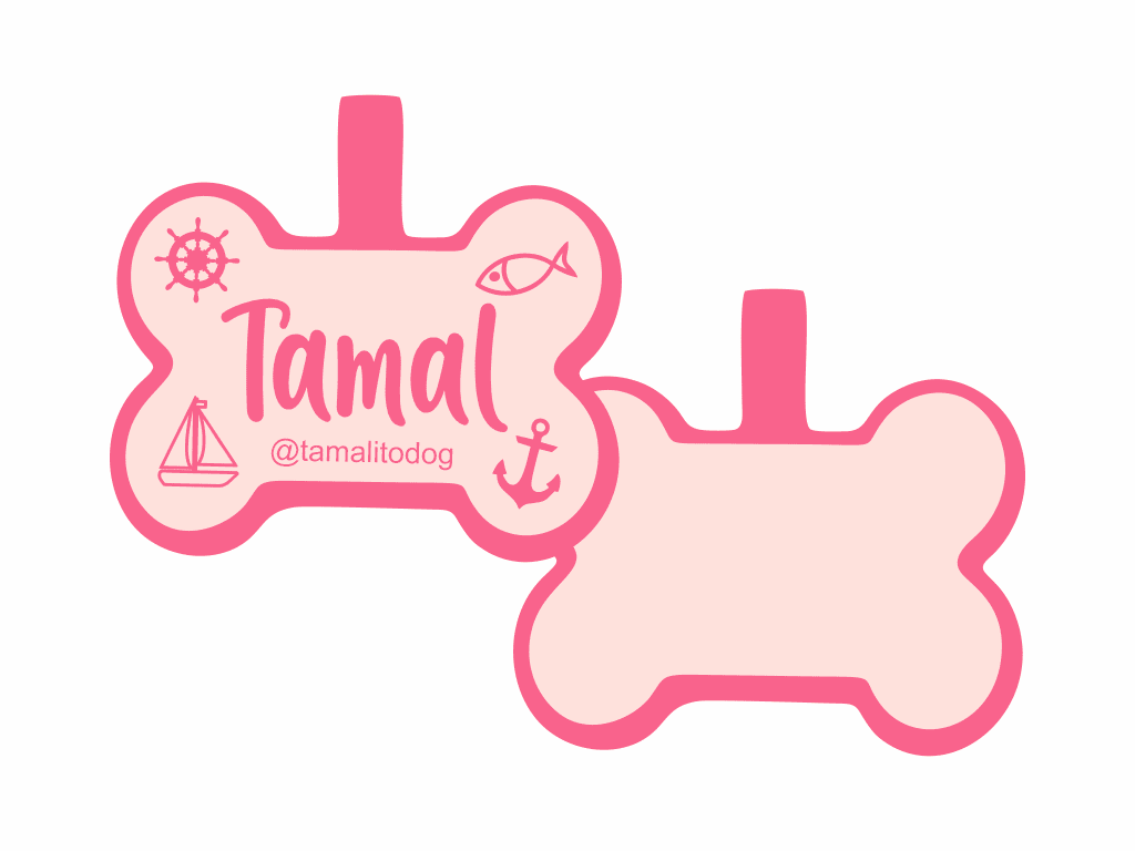 PLACA DE IDENTIFICACIÓN HUESO - NAUTICA14