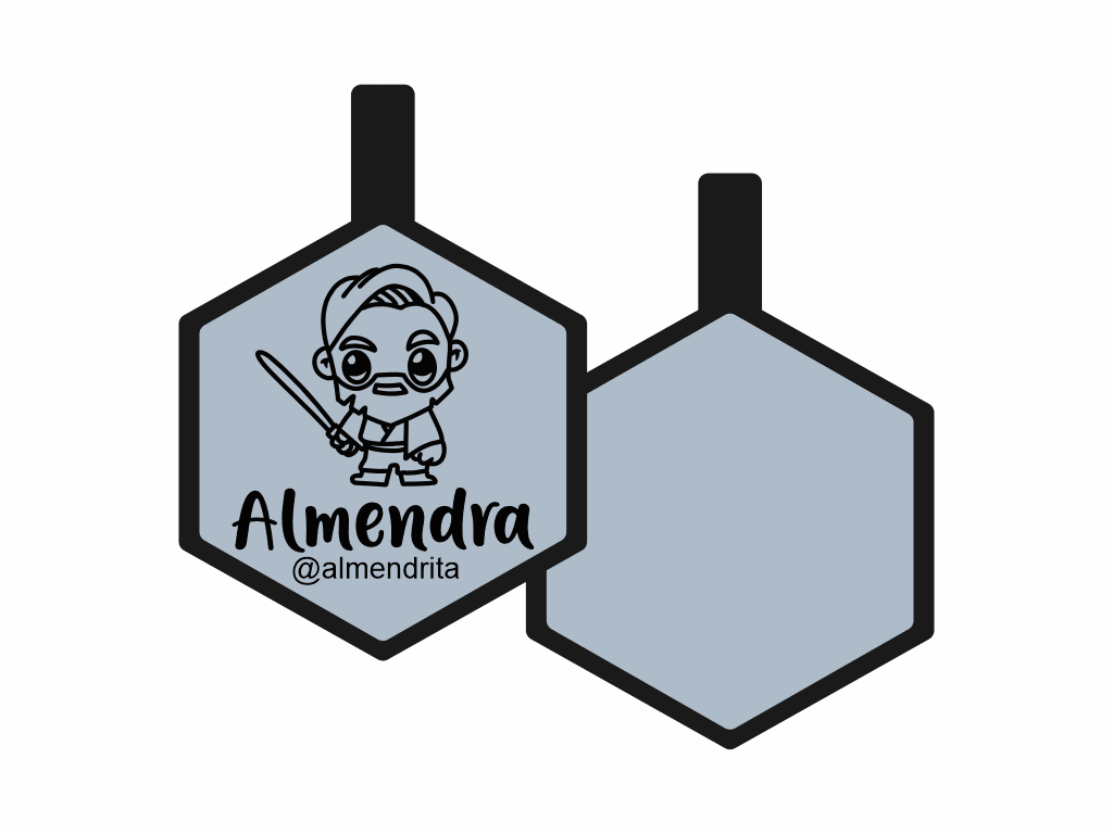 PLACA DE IDENTIFICACIÓN HEXÁGONO - OBIWAN6