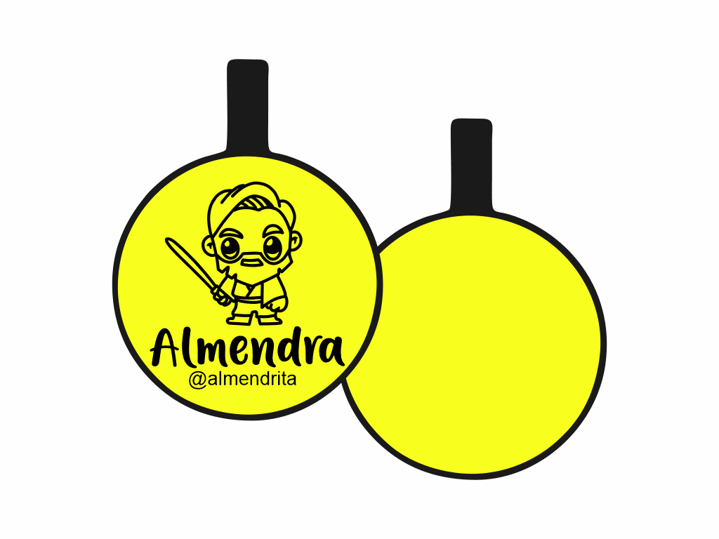 PLACA DE IDENTIFICACIÓN CIRCULO - OBIWAN6