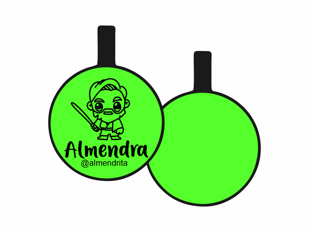 PLACA DE IDENTIFICACIÓN CIRCULO - OBIWAN7