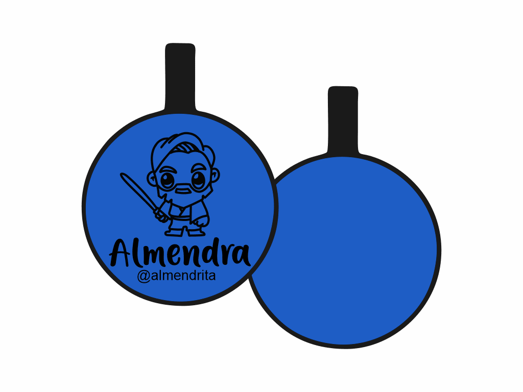 PLACA DE IDENTIFICACIÓN CIRCULO - OBIWAN10