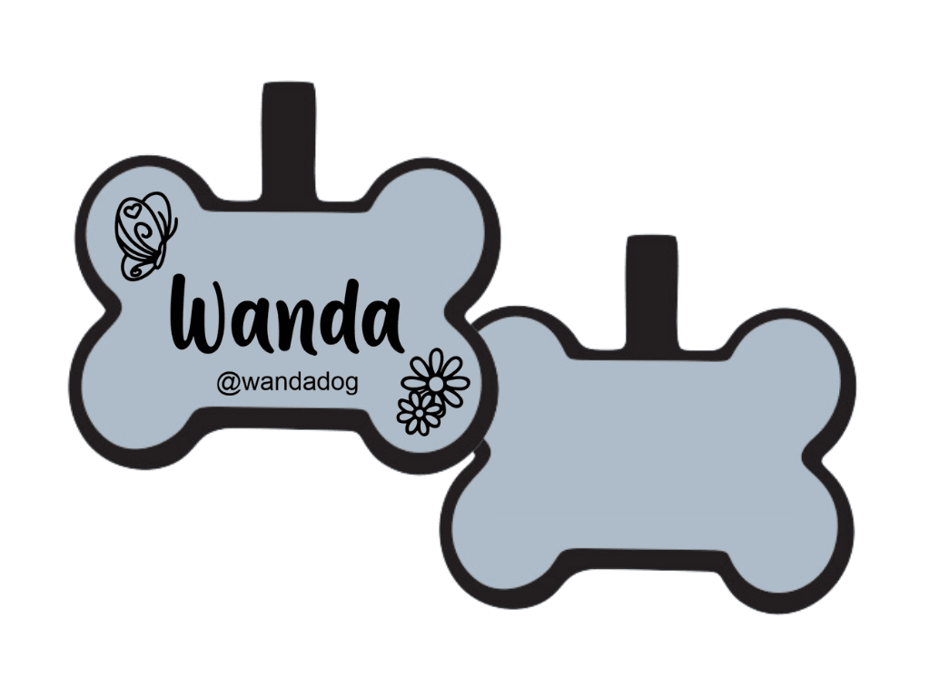 PLACA DE IDENTIFICACIÓN HUESO - FLOREADO6