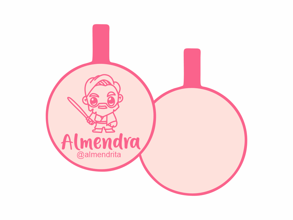 PLACA DE IDENTIFICACIÓN CIRCULO - OBIWAN12