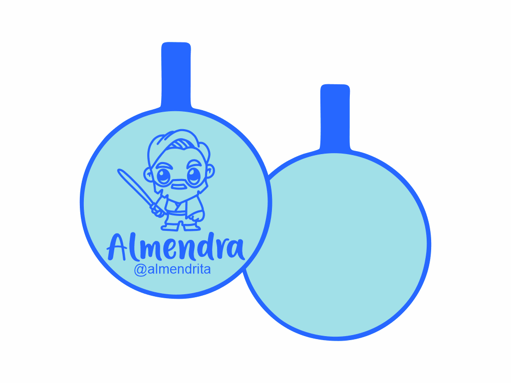 PLACA DE IDENTIFICACIÓN CIRCULO - OBIWAN13