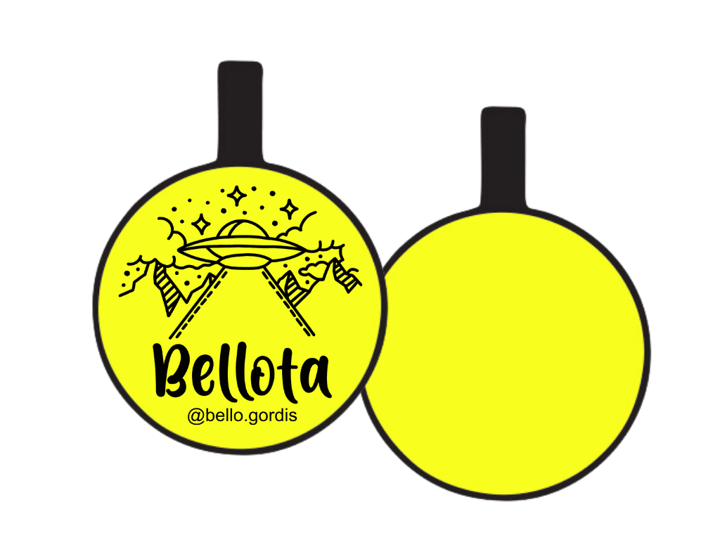 PLACA DE IDENTIFICACIÓN CIRCULO - ALIEN6