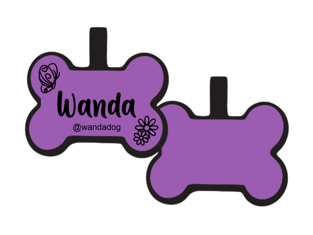 PLACA DE IDENTIFICACIÓN HUESO - FLOREADO8