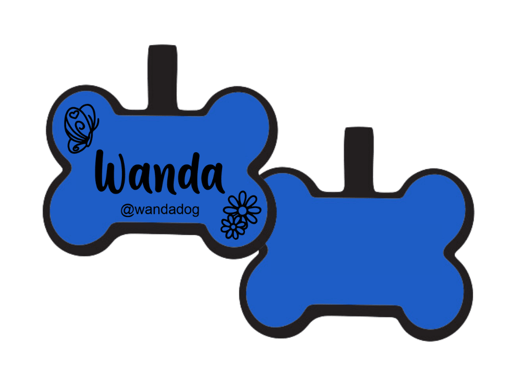 PLACA DE IDENTIFICACIÓN HUESO - FLOREADO10