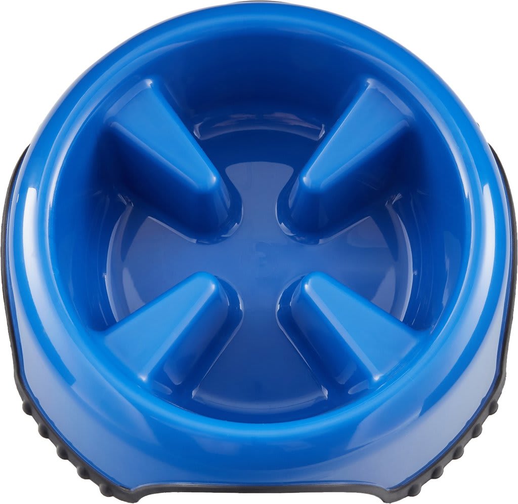 JW PLATO ANTIDESLIZANTE DE ALIMENTACIÓN LENTO AZUL1