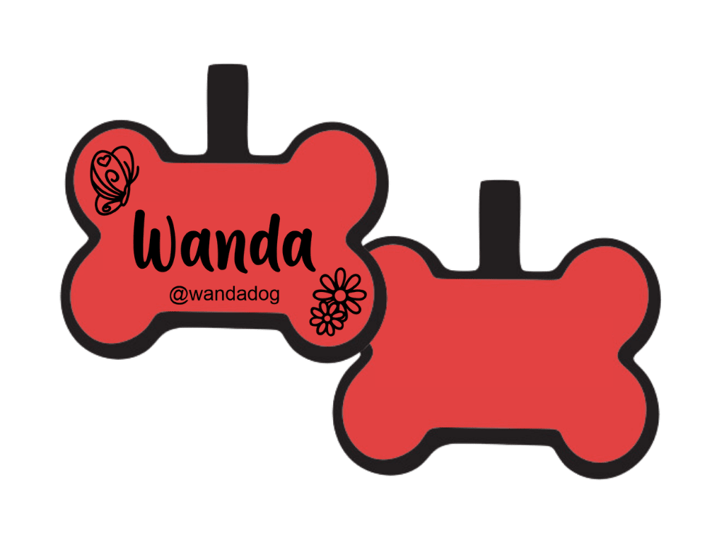 PLACA DE IDENTIFICACIÓN HUESO - FLOREADO11