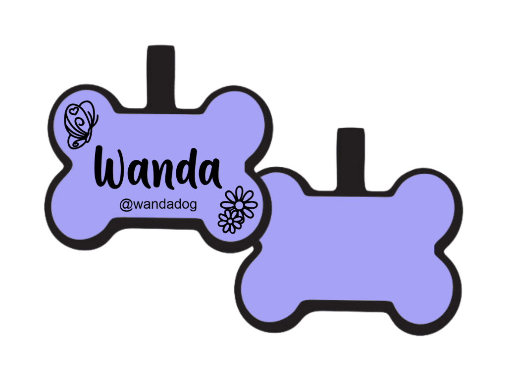 PLACA DE IDENTIFICACIÓN HUESO - FLOREADO12