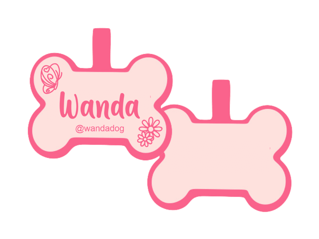 PLACA DE IDENTIFICACIÓN HUESO - FLOREADO14