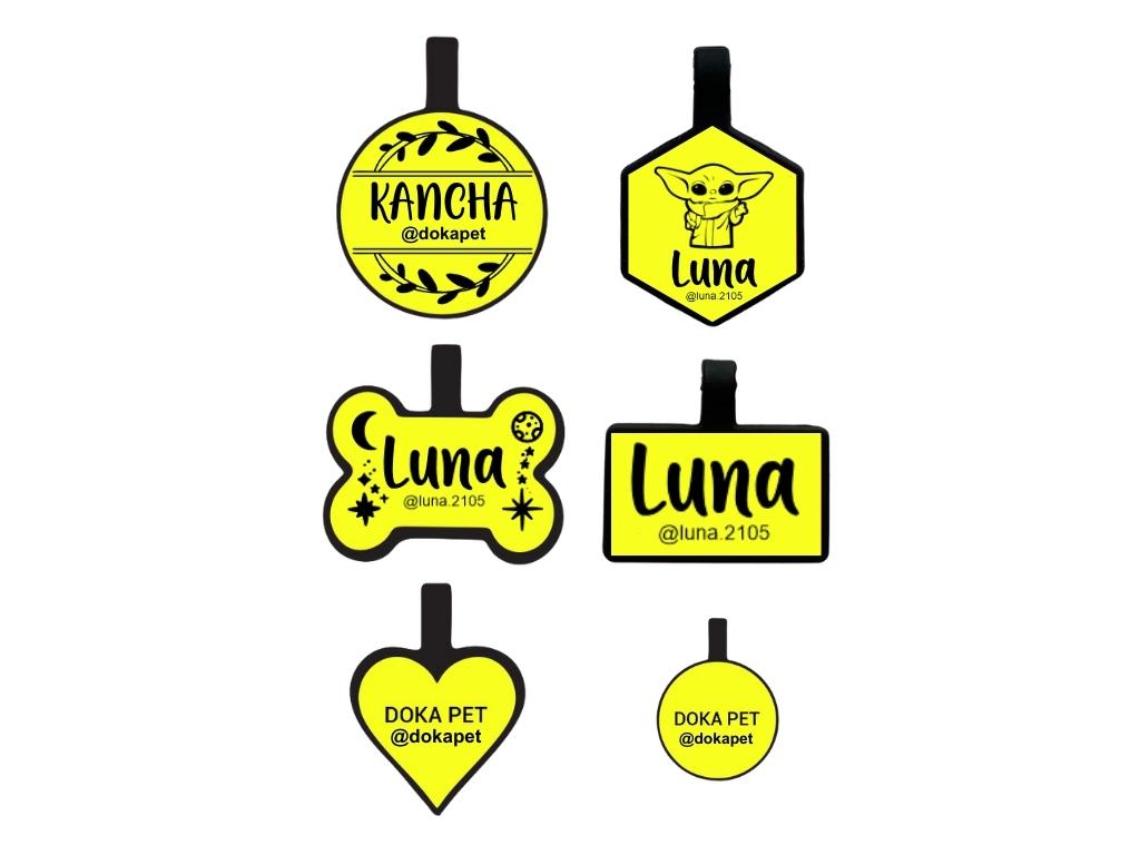 EXTREMELY DURABLE ID TAG YELLOW1