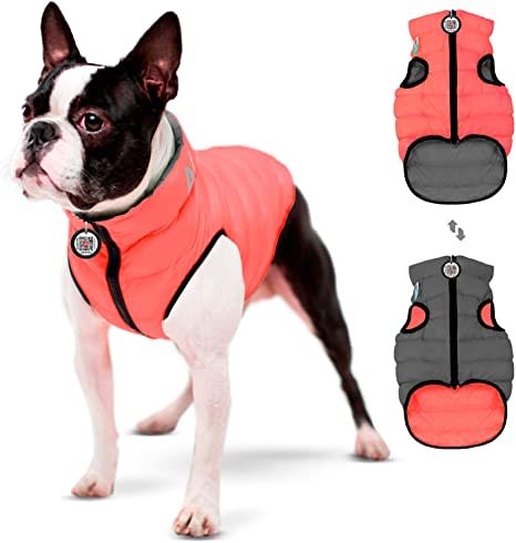 AIRY VEST REVERSIBLE GRIS CORAL2