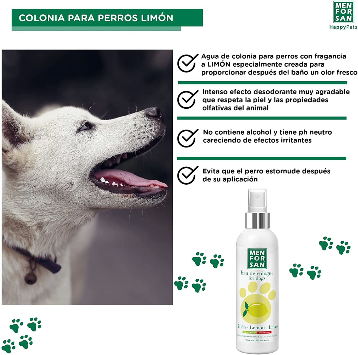 Men For San colonia limón para perros 125ML3