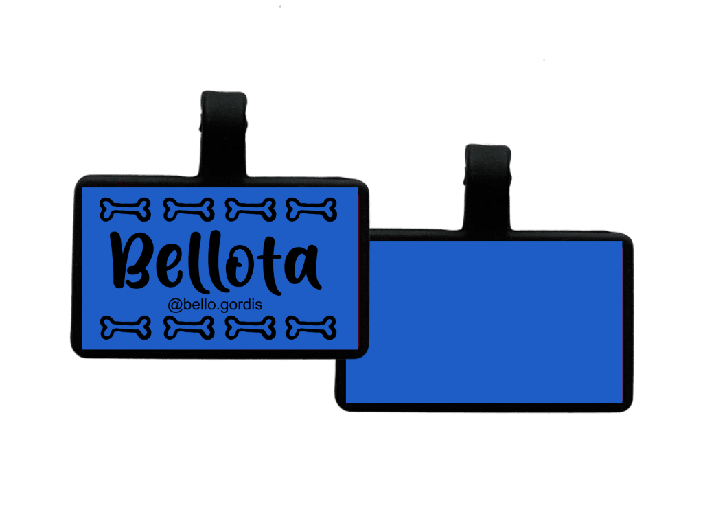 PLACA DE IDENTIFICACIÓN RECTÁNGULO - HUESITOS9