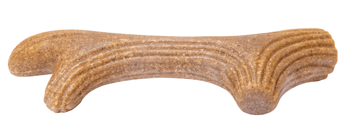GIGWI DOG CHEW WOODEN ANTLER WITH NATURAL WOOD2