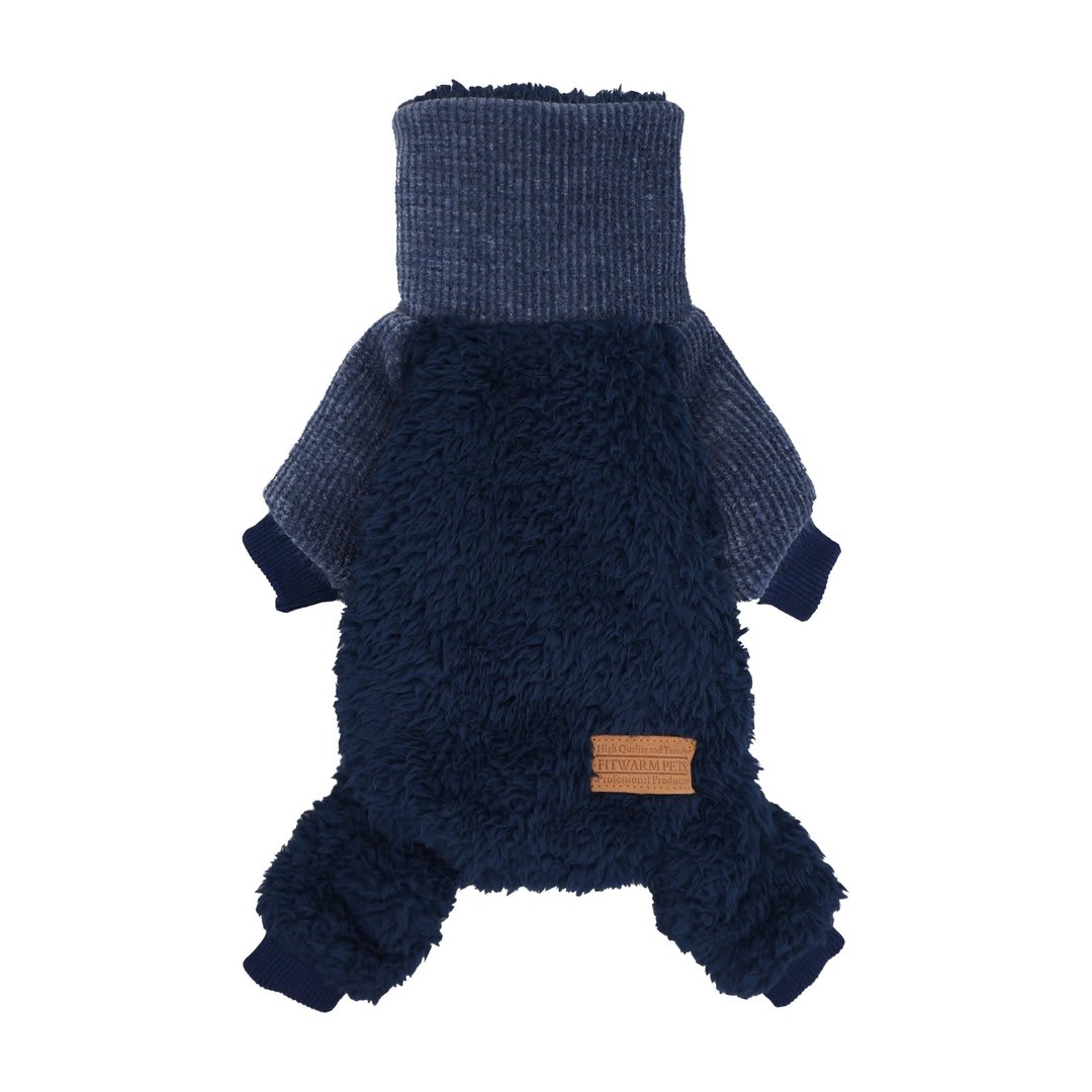 FITWARM SUDADERA CUELLO DE TORTUGA AZUL4