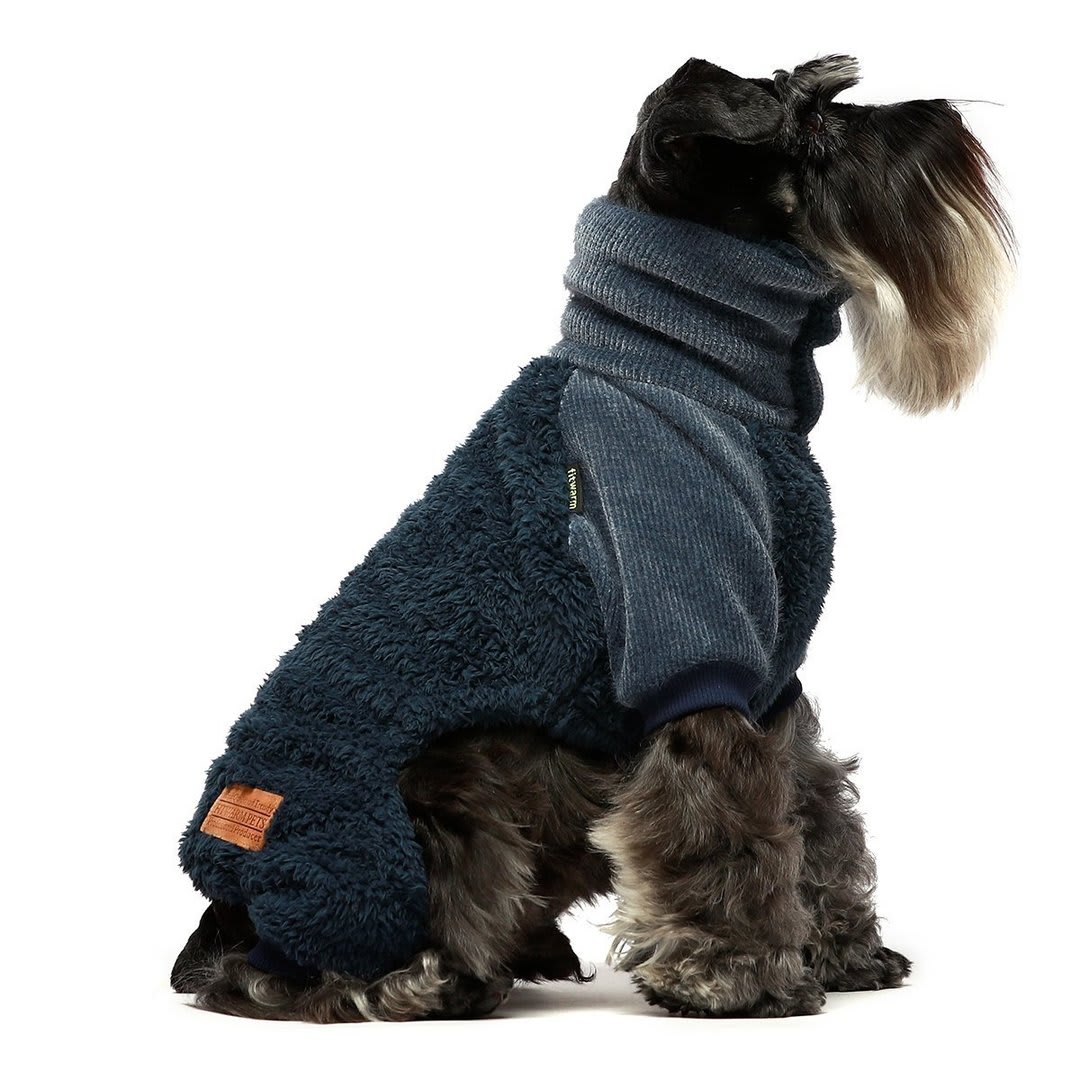 FITWARM SUDADERA CUELLO DE TORTUGA AZUL1