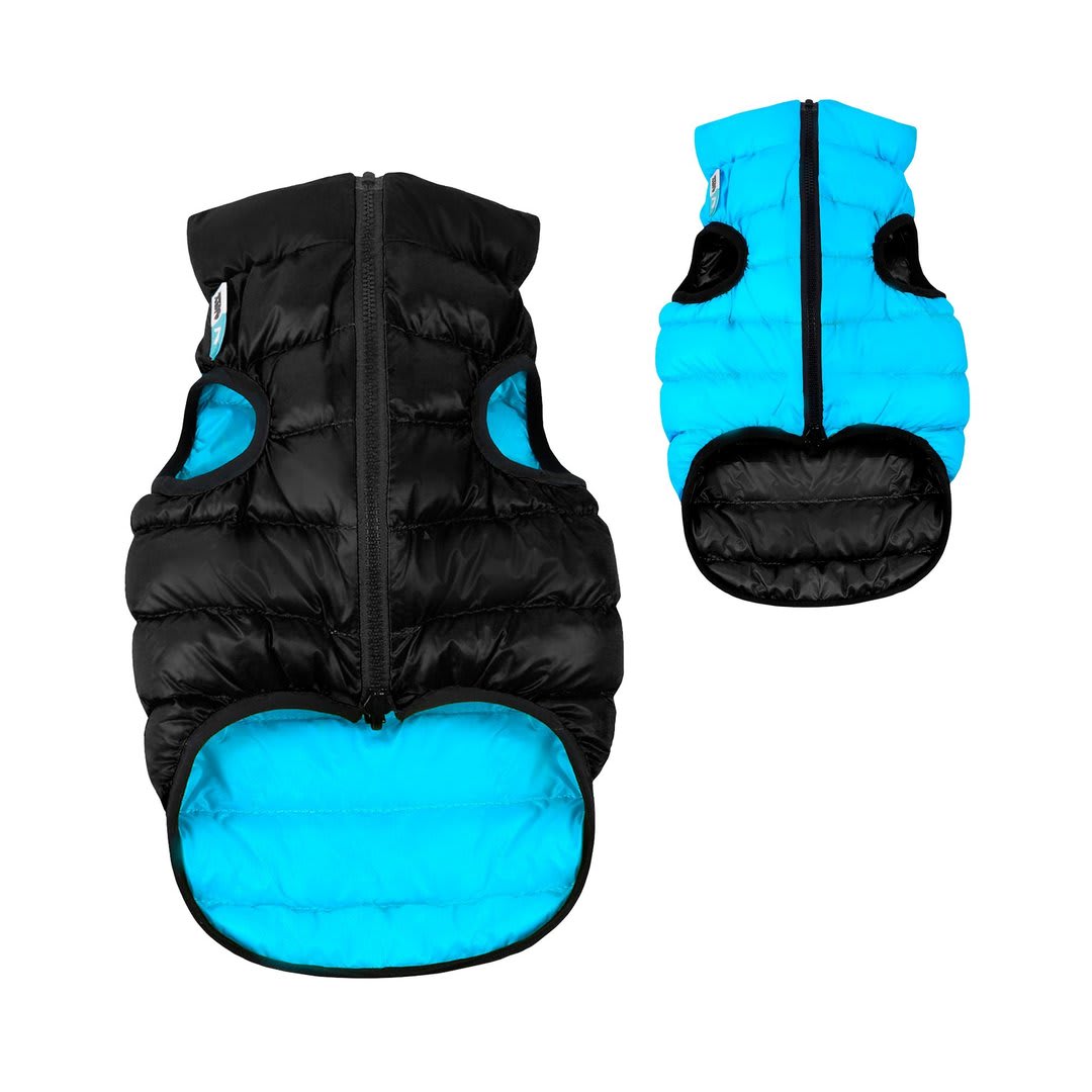 AIRY VEST REVERSIBLE NEGRO CELESTE1