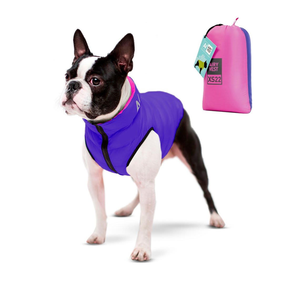 AIRY VEST REVERSIBLE ROSADO MORADO3