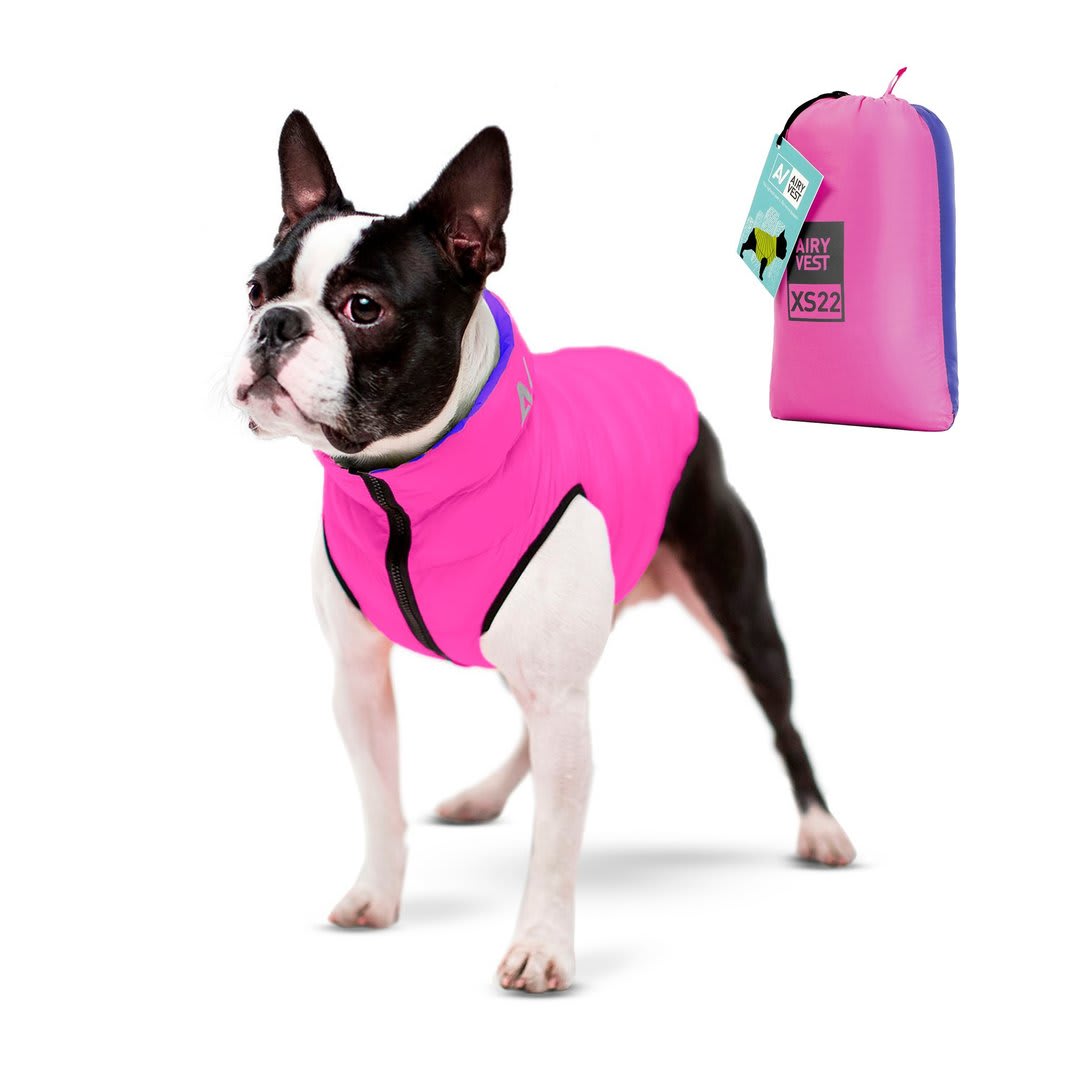 AIRY VEST REVERSIBLE ROSADO MORADO2