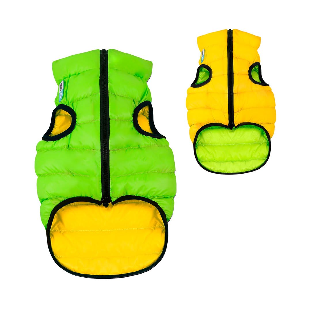 AIRY VEST REVERSIBLE VERDE AMARILLO1