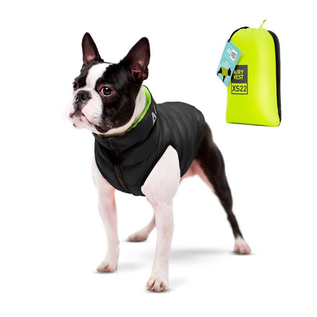 AIRY VEST REVERSIBLE NEGRO VERDE3