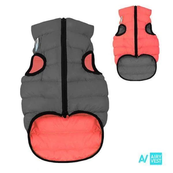 AIRY VEST REVERSIBLE GRIS CORAL5