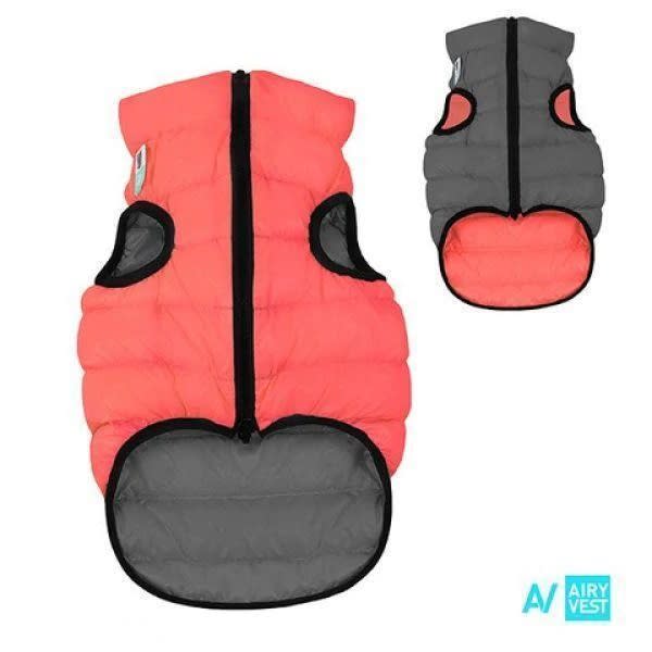 AIRY VEST REVERSIBLE GRIS CORAL4