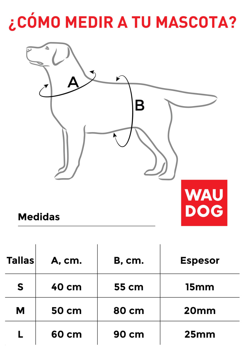 WAUDOG ARNES WATERMELON - HEBILLA FASTEX - PLACA QR7