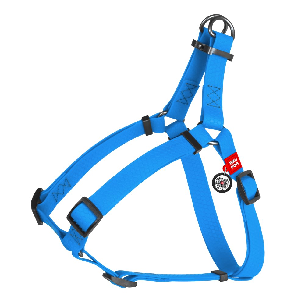 WAUDOG ARNES WATERPROOF AZUL - HEBILLA FASTEX METAL - PLACA QR1