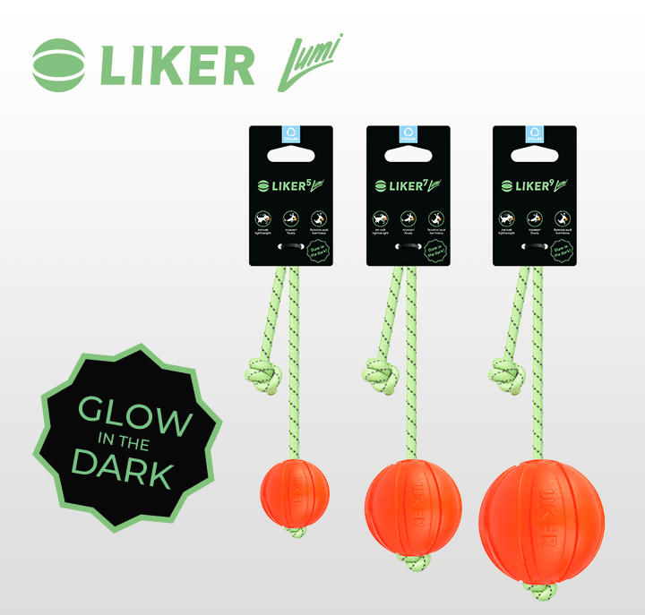 Liker Lumi Pelota con Cuerda que brilla en la oscuridad6