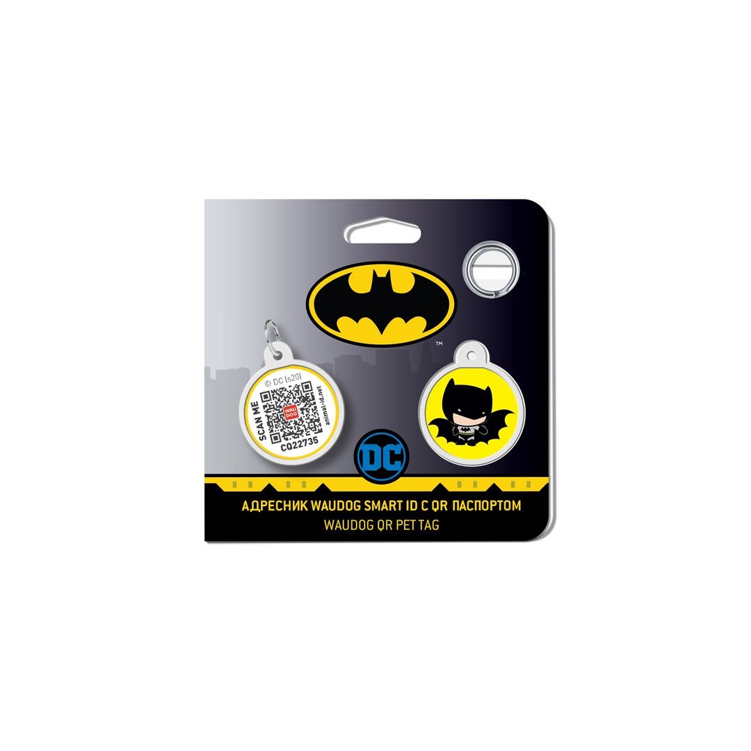 WAUDOG PLACA IDENTIFICACION SMART ID - BATMAN CARTOON - DC COMICS - APP GRATIS1
