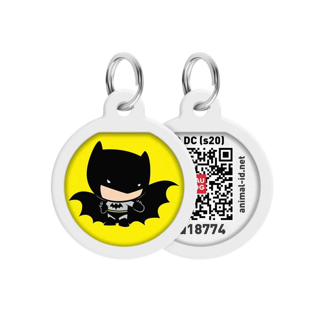 WAUDOG PLACA IDENTIFICACION SMART ID - BATMAN CARTOON - DC COMICS - APP GRATIS2