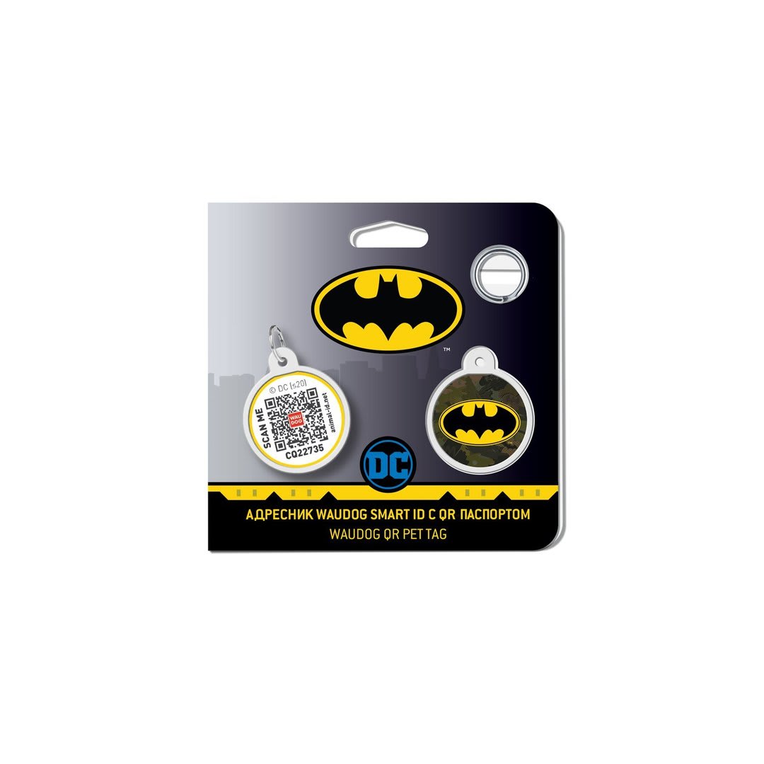 WAUDOG PLACA IDENTIFICACION SMART ID - BATMAN GREEN - DC COMICS - APP GRATIS4