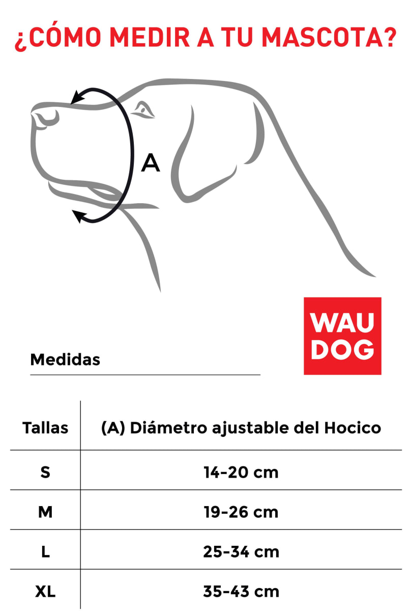 Waudog Bozal AVOCADO Nylon Ultra cómodo4