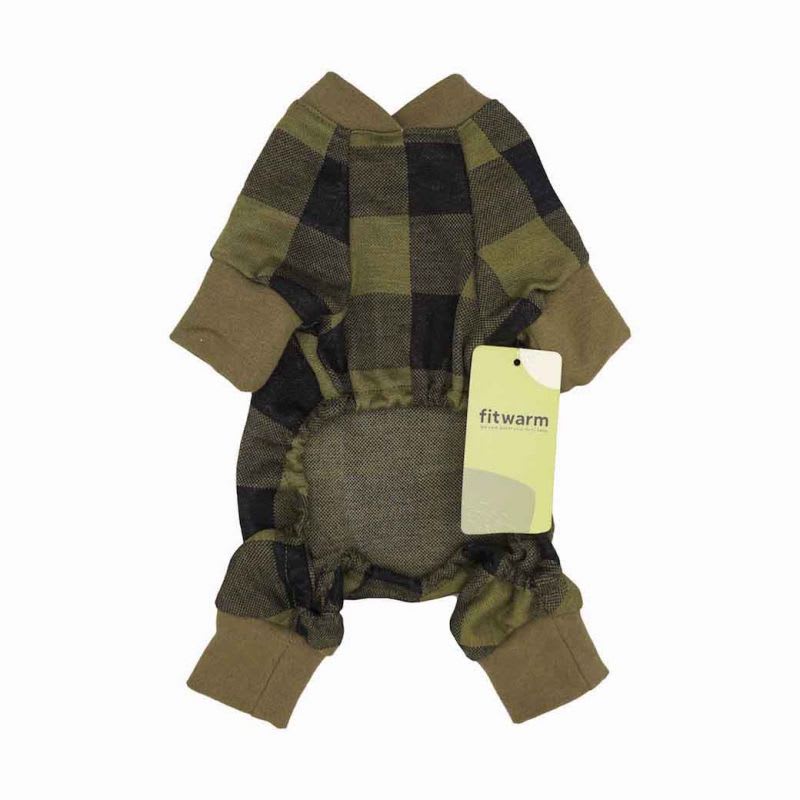 FITWARM PIJAMA BUFFALO PLAID NEGRO/VERDE4