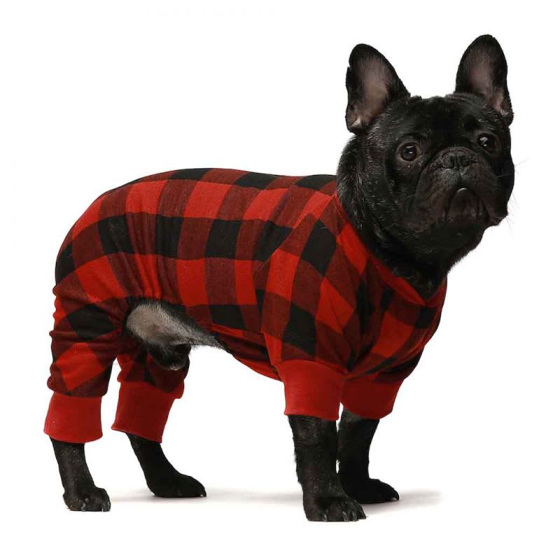 FITWARM PIJAMA BUFFALO PLAID NEGRO/ROJO4