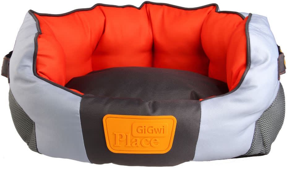 GIGWI GIG PLACE SOFT BED CANVAS, TPR ORANGE & GRAY1