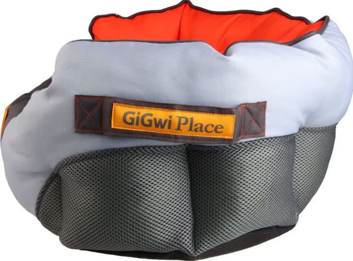 GIGWI GIG PLACE SOFT BED CANVAS, TPR ORANGE & GRAY4