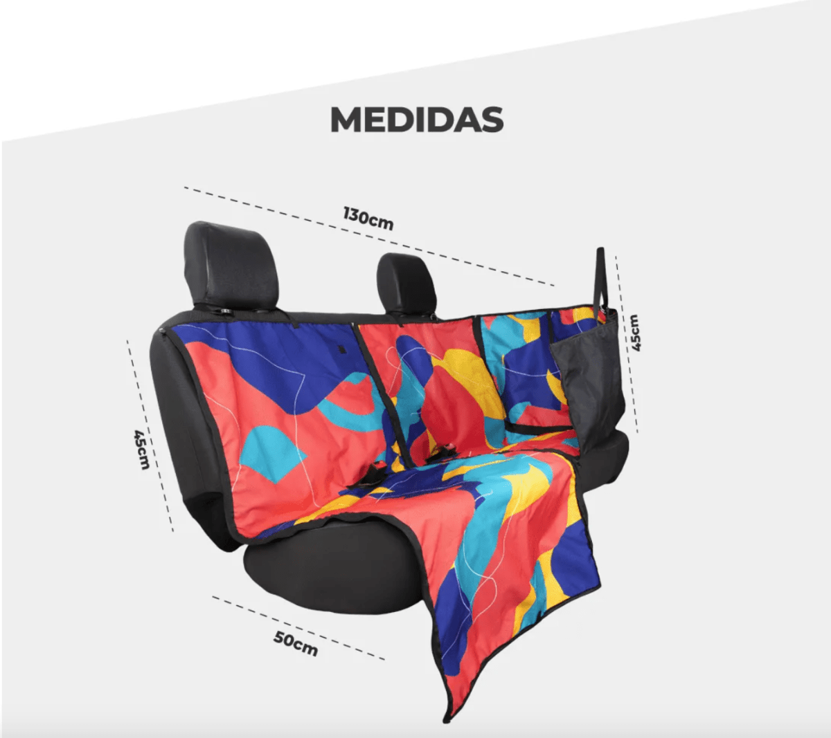 CACHORREIROS COBERTOR DE ASIENTO PARA AUTO DOGE3