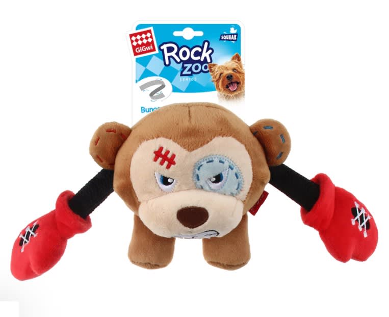 GIGWI ROCK ZOO MONO - Peluche jalador con sonido2